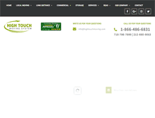 Tablet Screenshot of hightouchmoving.com